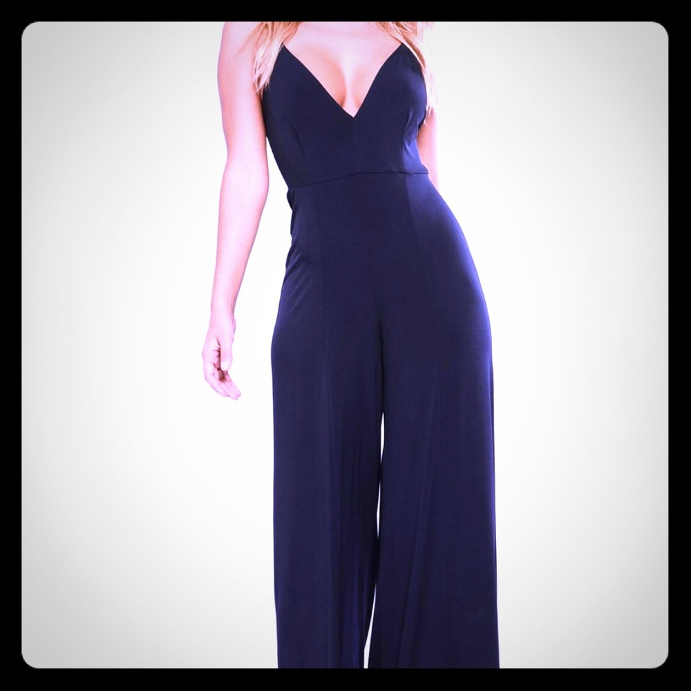 Navy blue Dasia jumpsuit